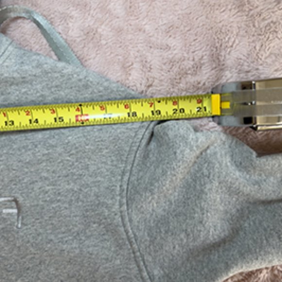 Grey Cropped sweatshirt KROST ZIP Limited Edition SUPPORT YOUR FRIENDS HOODIE - Picture 15 of 16